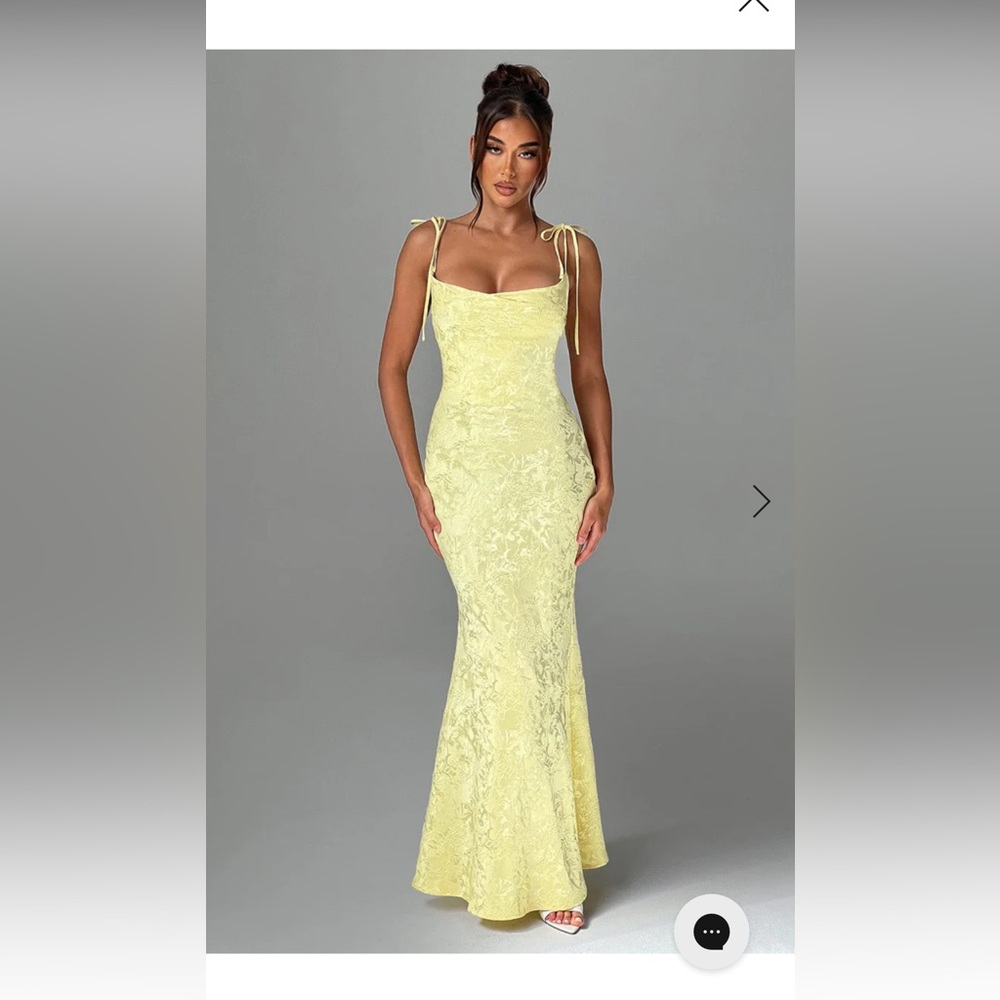 Babyboo WHITNEY MAXI DRESS - LEMON